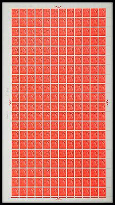 Sg XW9 4d Wales 1CB Cyl 2 Dot Full Sheet UNMOUNTED MINT