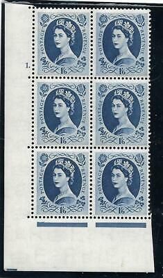 S150a+b 1 6 Wilding Tudor Wmk Cylinder 1 Dot perf type A(E I) UNMOUNTED MINT