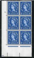 1d Wilding Edward Wmk Cylinder 2 Dot perf type A(E I) UNMOUNTED MINT