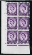 3d Wilding Edward Crown cyl 4 Dot perf type A(E I) UNMOUNTED MINT