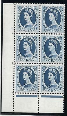 S151a  b 1 6 Wilding Edward Cyl 1 Dot with listed varieties UNMOUNTED MINT