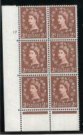 1957 2d Wilding Edward Crown graphite Cyl 17 No Dot perf C UNMOUNTED MINT