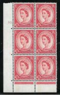 2½d Blue Phosphor Cream 1LB PHOTO cyl 53 Dot perf type C(E P) UNMOUNTED MINT