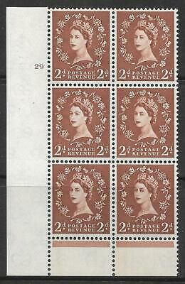 2d Blue Phosphor on Cream 1LB PHOTO cyl 29 No Dot perf B (I/P) UNMOUNTED MINT