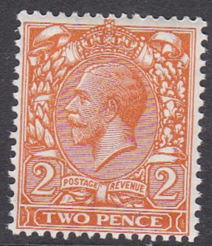 N20(3) 2d deep Orange Royal Cypher MOUNTED MINT