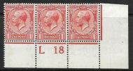 N16(7) 1d Vermilion Royal Cypher Control L18 perf UNMOUNTED MINT