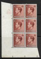 Sg 459b 1½d Edward VIII A36 Cyl 2 No Dot with variety UNMOUNTED MINT