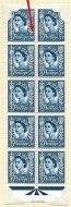Sg XJ9 Sg 14a 9d Jersey with variety - leaf dot UNMOUNTED MINT MNH
