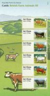 2012 Cattle British Farm Animals III (3) post  Go PG 9 UNMOUNTED MINT