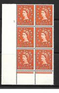 ½d Wilding Edward Crown cylinder 1 No Dot perf type B(I P) UNMOUNTED MINT