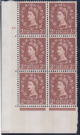 2d Wilding Violet 9.5mm Phosphor Cyl 27 Dot perf A(E I) UNMOUNTED MINT