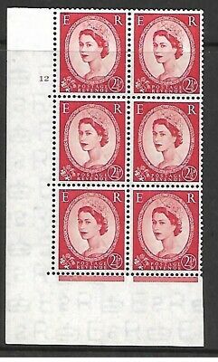 2½d Wilding Tudor Wmk Cylinder 12 No Dot perf type A(E I) UNMOUNTED MINT