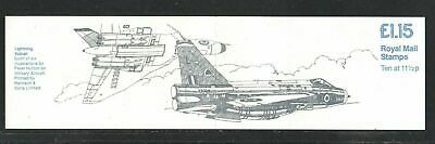 FI2b 1981 Lighning Vulcan Military Aircraft Folded Booklet - good perfs