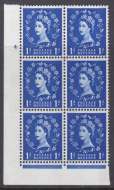 1d Wilding Violet 9.5mm Phosphor Cyl 4 No Dot perf F L(I E) UNMOUNTED MINT MNH