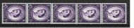 S76 3d Wilding Blue Phos on White with2 bands vertical coil UNMOUNTED MINT