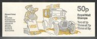 FB3a 1978 Clement-Talbot Royal Mail 50p Decimal Machin Folded Booklet