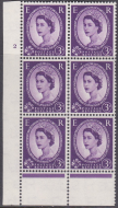 3d Wilding Edward Crown cyl 2 No Dot perf type B(I P) UNMOUNTED MINT