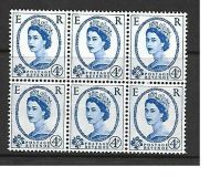 Sg 521c 4d Wilding Tudor Crown with listed variety UNMOUNTED MINT MNH