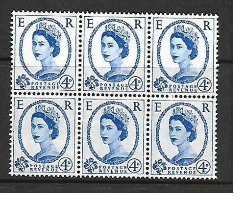 Sg 521c 4d Wilding Tudor Crown with listed variety UNMOUNTED MINT MNH