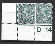 N23(2) 4d Pale Grey Green Royal Cypher control D14 perf UNMOUNTED MINT