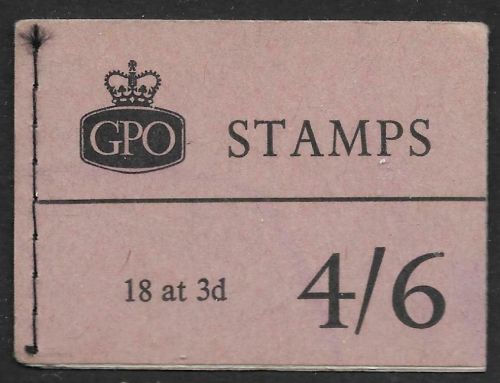 L21 4 6 Aug 1960 Wilding Stampless!!! AVC GPO Avert booklet -  complete