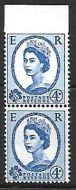 S85c 4d Wilding Multi-crown with superb imperf top margin UNMOUNTED MINT