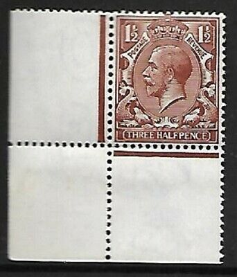 N18(4) 1½d Very Deep Red Brown Royal Cypher with RPS cert UNMOUNTED MINT