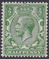 N14(2) ½d Deep Green Royal Cypher UNMOUNTED MINT MNH
