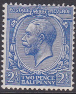 N21(1) 2½d Cobalt Blue Royal Cypher UNMOUNTED MINT
