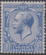 N21(10) 2½d Blue Royal Cypher UNMOUNTED MINT