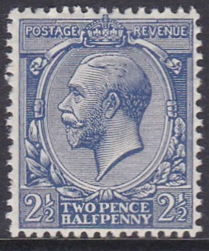 N21(13) 2½d Dull Blue Royal Cypher UNMOUNTED MINT