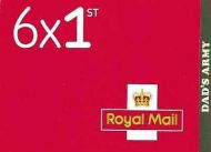 PM61 2018 Dads Army 6 x 1st Barcode Booklet - complete - No Cylinder