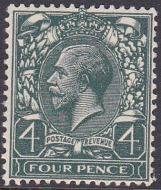 Spec N39(3) 4d Very Deep Grey Green Block Cypher UNMOUNTED MINT