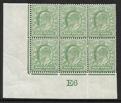 ½d Yellow-Green Control E6 (Co-Ex) perf type H1 plate 33 UNMOUNTED MINT