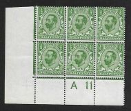 Spec N1(1) ½d Green Control A 11(w) perf 1A UNMOUNTED MINT