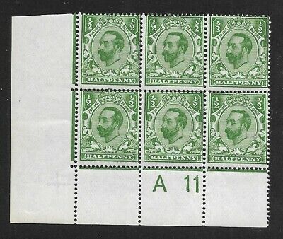 Spec N1(1) ½d Green Control A 11(w) perf 1A UNMOUNTED MINT