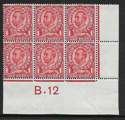 N11(2) 1d Bright Scarlet Downey Head Control B. 12 Perf 2 UNMOUNTED MINT MNH