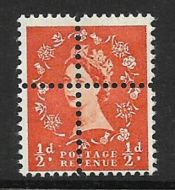 ½d Wilding Multi Crown variety - misperf believed to be fake UNMOUNTED MINT MNH