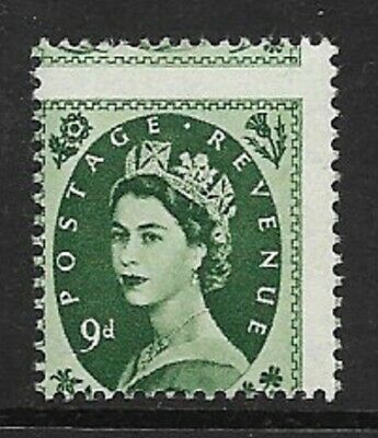 S126 9d Wilding Multi Crowns variety - misperf single UNMOUNTED MINT