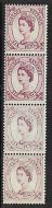 S104 6d Wilding Tudor crown with inking Flaw UNMOUNTED MINT