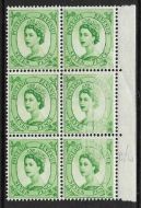 S117 7d Wilding Multi crown with Dr Blade Flaw UNMOUNTED MINT