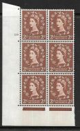 2d Wilding Multi Crown Cyl 19 ND variety - Dr Blade Flaw UNMOUNTED MINT MNH