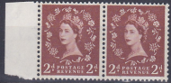 S46b 2d Wilding Blue Phos Cream with 1 x 6mm Band typo left UNMOUNTED MINT