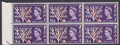 Sg 624Ad 1961 3d POSB with Nick in S UNMOUNTED MINT MNH