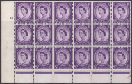 3d Wilding Green Phosphor 41 No Dot perf type B(I P) UNMOUNTED MINT