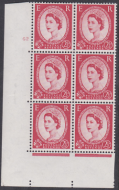 2½d Multi Crowns on White cylinder 42 No Dot perf type A (E I) UNMOUNTED MINT