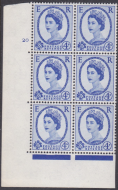 4d Multi crown on white cyl 20 No Dot perf A(E I) UNMOUNTED MINT