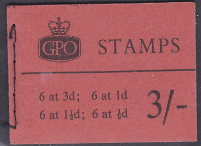 M72p Jan 65 3 - GPO stamps booklet UNMOUNTED MINT MNH