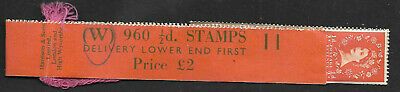 ½d Multi Crown Cream watermark Vertical Delivery Coil leader W11 MNH