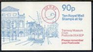FG7a Feb 1979 90p Tramway Museum Folded Booklet - Complete